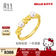 周生生情人節HelloKitty蝴蝶結珍珠黃金戒指足金三麗鷗家族94782R定價(jià) 11圈