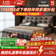 艾優(yōu)尚勞倫斯真皮床主臥室大床2025新款現代輕奢雙人床2米x2米2軟包婚床 【加厚頭層真皮】單床 1.5*2.0米框架結構