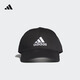 adidas經(jīng)典舒適運動(dòng)遮陽(yáng)棒球帽子男女阿迪達斯官方   黑色/白   OSFM