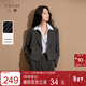 三彩2025秋季新款休閑西裝外套短款西服雙排扣通勤Z