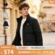 樂(lè )卡克（Le coq sportif）法國公雞2025年秋冬新品男女同款短羽絨服 炫黑色 M