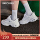 斯凱奇（Skechers）新年禮物女鞋冬季厚底老爹鞋百搭軟底舒適外穿運動(dòng)鞋11959