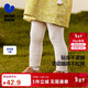 迷你巴拉女童褲子兒童甜美花朵寶寶柔軟修身打底褲秋2025秋冬新品