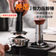 歐品緣咖啡沖擊粉錘咖啡升級款壓粉錘不銹鋼華夫格壓粉錘 黑51mm螺紋底