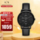 阿瑪尼（ARMANI EXCHANGE）阿瑪尼手表男士 黑武士時(shí)尚休閑腕表 生日七夕情人節禮物送男友 低調黑武士AX2719