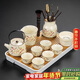 原和中式汝窯功夫茶具套裝家用辦公喝茶提梁壺高檔輕奢陶瓷泡茶壺整套