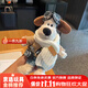 搭啵兔無(wú)敵狗掛件飛行員毛絨玩具書(shū)包玩偶diy小狗毛絨公仔生日禮物 飛行員圍巾全套+可調節笑臉相機+眼鏡 掌門(mén)狗23cm可掛擺件
