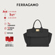 菲拉格慕（Ferragamo）女士牛皮革 Studio手提包（大號）0752737 新年禮物送女友