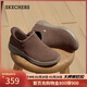 斯凱奇（Skechers）新年禮物閃穿鞋2025冬女鞋一腳蹬健步鞋加絨保暖休閑運動(dòng)鞋144810