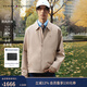Tommy Hilfiger25春夏新款男裝潮流商務(wù)休閑運動(dòng)透氣防風(fēng)防水翻領(lǐng)行政夾克外套 杏色RBT M （推薦：135-150斤）