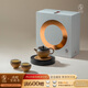 萬(wàn)仟堂茶具套裝 陶瓷高檔功夫茶具禮盒茶壺泡茶套裝家用帶茶盤(pán) 峰月無(wú)邊
