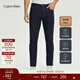 Calvin Klein Jeans秋季男士簡(jiǎn)約刺繡舒適合體緊身高彈力牛仔褲J322340 1AP-牛仔深藍 28