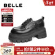 百麗（Belle）休閑舒適牛津鞋女復古英倫風(fēng)單鞋B2391AM5 黑色 38 (240mm)