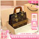 香港輕奢大牌真皮包包女斜挎百搭大容量通勤手提托特包情人節禮物 咖啡色【送高檔禮品袋】 送媽媽的生日禮物送老婆送長(cháng)輩