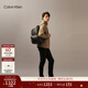 Calvin KleinJeans【情人節禮物】男休閑校園滿(mǎn)版ck壓印字母拉鏈大容量雙肩包