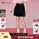 Champion冠軍百褶裙女2024夏季新款A字裙休閑短裙校園風(fēng)簡(jiǎn)約百搭 黑色 M