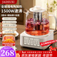 玉習 JADEUXI養生壺煮茶壺燒水壺全玻璃花茶壺電陶爐恒溫家用燉煮一體多功能分體式電熱水壺0膠0拼年會(huì )小家電 25新款 1.8L 【電陶加熱+不銹鋼茶漏】1500W