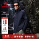 猛犸象（MAMMUT）【紅標】Macun 2.0 男士戶(hù)外防風(fēng)防潑水連帽夾克外套軟殼 黑色 M