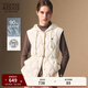 Teenie Weenie小熊羽絨服女裝2025年冬季新款時(shí)尚無(wú)袖舒適輕薄馬甲 象牙白 S
