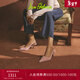 SAM EDELMAN山姆愛(ài)德曼騏驥紅虞書(shū)欣同款26春貓跟高跟鞋女BIANKA SLING 粉色 NEW 羊皮革 36 美碼 6M