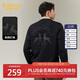 卡賓【365克魚(yú)鱗布】衛衣男雙鹿釘珠刺繡設計舒適柔軟冬季長(cháng)袖衛衣