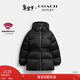 蔻馳（COACH）【新年禮物】奧萊女士腰帶羽絨夾克羽絨服外套戶(hù)外保暖 黑色 M