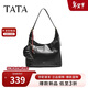 他她TATA簡(jiǎn)約通勤情人節送女友托特包新款X3483CX5 黑色 F