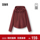 森馬（Semir）商場(chǎng)同款|長(cháng)袖T恤女冬季半拉鏈連帽發(fā)熱抓絨2025上衣101725101003