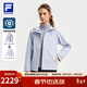 FILA 斐樂(lè )官方女士沖鋒衣兩件套上衣25冬新款健身戶(hù)外連帽外套防風(fēng)衣 風(fēng)鈴草紫-VT M 165/84A/M