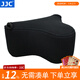 JJC 相機內膽包 收納保護套 適用于索尼A6600 A6100 A6000 A5100 A6300 A6400 ZV-E10 RX1RII微單配件 OC-S2BK中號 黑色