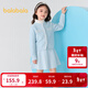 巴拉巴拉（BALABALA）童裝女童短裙套裝秋冬針織小香風(fēng)兩件套時(shí)髦百搭洋氣舒適 冰藍A81503 90