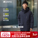 君羽戶(hù)外羽絨服男冬季款800高蓬松度白鵝絨加厚保暖工裝鵝絨服159 深藍 L 推薦141-160斤