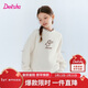 笛莎（DEESHA）童裝女童加絨衛衣2025冬季款保暖假兩件上衣兒童套頭衫