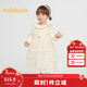 巴拉巴拉（BALABALA）【商場(chǎng)同款】巴拉巴拉女童連衣裙公主網(wǎng)紗裙秋冬2025新款裙子甜美 米白10302 110