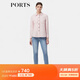 PORTS寶姿女裝春秋氣質(zhì)粗花呢襯衫式夾克外套SM8J001MFD093 粉色混色 XS (2)