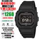 卡西歐（CASIO）手表G-SHOCK系列小紅圈小方塊系列太陽(yáng)能電波防水防震防磁日韓表 高可視性MIP液晶屏GW-BX5600-1A1(太陽(yáng)能+電波+藍牙)