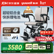 魚(yú)躍(yuwell)電動(dòng)輪椅車(chē)D130FL老人專(zhuān)用全自動(dòng)智能可折疊輕便代步鋰電
