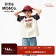 little MO&Co.貓和老鼠聯(lián)名系列 little moco童裝25秋裝新款男女童抑菌短袖t恤 大象灰 抑菌 150 150/72
