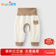 優(yōu)奇嬰兒褲子春秋男女寶寶高腰護肚長(cháng)褲嬰幼兒早秋高腰開(kāi)襠褲可愛(ài)家居