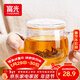 富光花茶杯 男女士茶水分離杯子 雙層辦公泡茶玻璃杯帶把高硼硅水杯