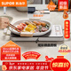 蘇泊爾（SUPOR）電陶爐煮茶電磁爐家用新型超薄彩印雙環(huán)大功率電池爐大面板火鍋炒菜圍爐煮茶爐C22-CS07