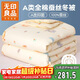 無(wú)印良品A類(lèi)全棉100%蠶絲被寶寶幼兒園午睡被芯（填充700g）2.4斤1.2*1.5m