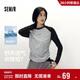 森馬（Semir）[商場(chǎng)同款]長(cháng)袖T恤女短款修身收腰2025吸濕速干秋裝101525101002