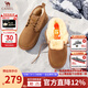 駱駝（CAMEL）男靴冬季戶(hù)外雪地靴男防滑防寒加絨男款東北棉靴羊毛保暖雪會(huì )員 G13W837106 栗色 男 41