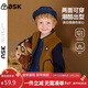 ASK JUNIOR【雙面穿】?jì)和型承鸟R甲秋季搖粒絨撞色馬甲外套