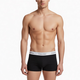 Calvin Klein2025新款Calvin Klein  Icon系列 CK男士純棉彈性四角褲內褲3條裝 黑/白/灰 NB4286-MP1（中腰） 3條 L 91-97 腰圍