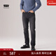 Levi's【商場(chǎng)同款】李維斯冬暖系列25秋冬新款男士502錐形牛仔褲29507 黑色 34 (32)