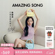 Amazing Song乙頌女包【38婦女節禮物】陳都靈同款軟歐包中號時(shí)尚單肩斜挎包