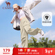 駱駝（CAMEL）直筒梭織工裝長(cháng)褲女防潑水百搭傘兵褲 C24CA6L6619 淡卡其 M