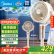美的（Midea）空氣循環(huán)扇 語(yǔ)音遙控電風(fēng)扇家用一級能效立式落地風(fēng)扇直流變頻輕音抗菌電扇循環(huán)扇空調伴侶 【GDI24RY 語(yǔ)音+藍牙 雙重抗菌】